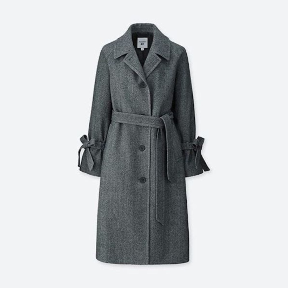 JW Anderson & UNIQLO coat in grey